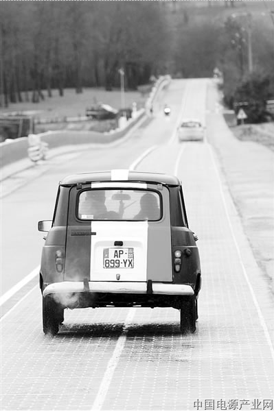 太阳能道路 让电动汽车边跑边充电