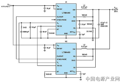 LT8648S电流更高的单片式电源解决方案