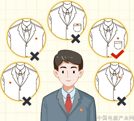 党员徽章 应该这样佩戴
